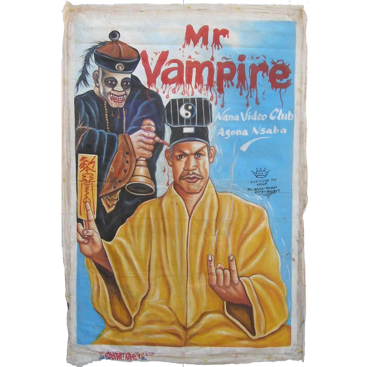 Ghana Movie Posters MR VAMPIRE hand painted African wall art SD-14658 –  Tribalgh