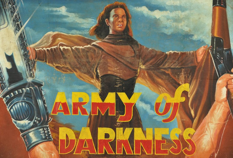 ARMY OF DARKNESS THE DEDIEVAL DEAD GHANA MOVIE POSTER