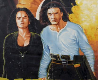 DESPERADO MOVIE POSTER HAND PAINTING IN GHANA CINEMA WALL ART