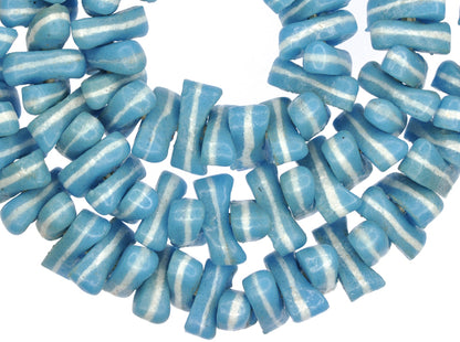 Recycled Beads African Krobo powder glass trade beads from Ghana necklace new SB-23770