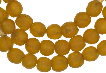 African Krobo translucent Powder Glass Trade Beads Ghana SB-24116