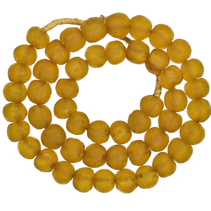 Glass Trade Beads African powder glass beads Krobo Ghana recycled bottle new SB-28735