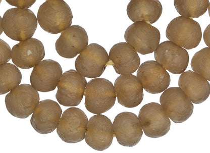 African Krobo translucent Powder Glass Trade Beads Ghana SB-24155