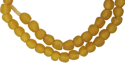 New Matching Strand African Krobo translucent Powderglass Trade Beads Ghana SB-28876