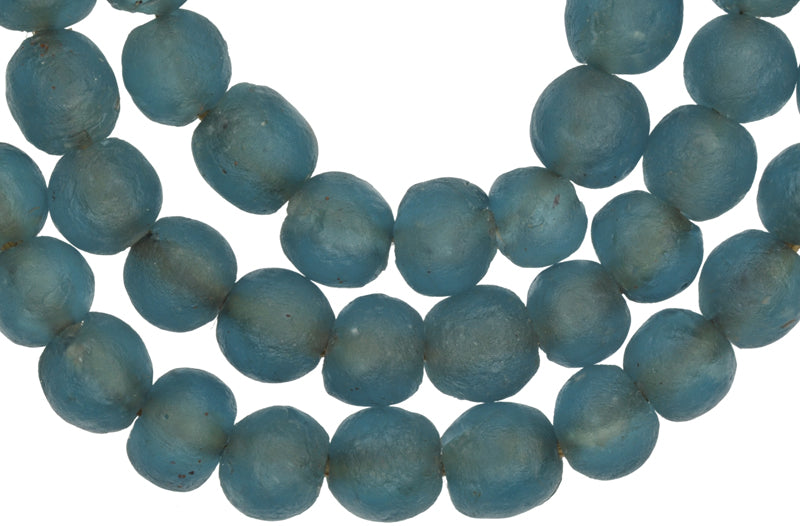 African Krobo translucent Powder Glass Trade Beads Ghana SB-24109