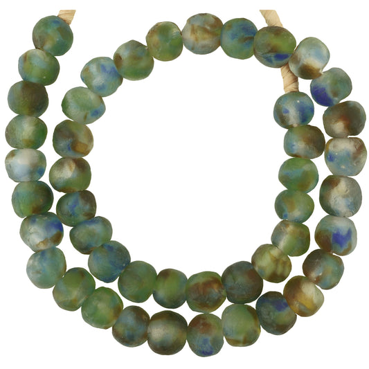 Glass Beads African trade Ghana new Krobo powder glass beads recycled glass SB-33807