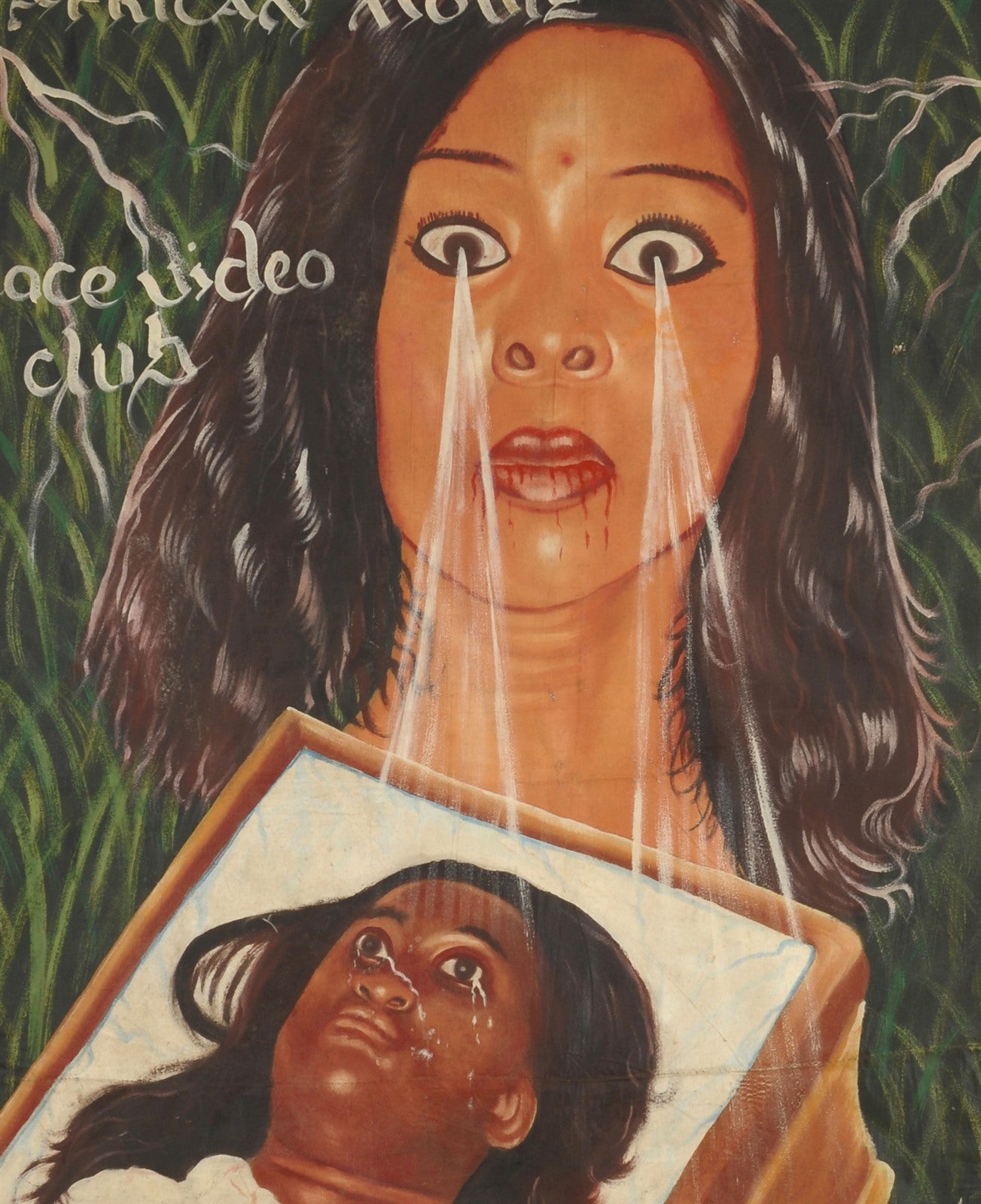 SAMADORA AFRICAN MOVIE POSTER HAND PAINTED IN GHANA THE CINEMA LOCAL WALL FILM ART