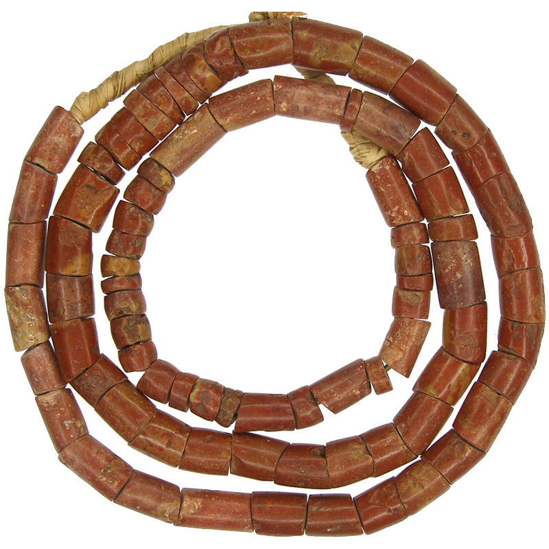 Nice Medium Bauxite African Tribal Stone Trade Beads SB-23688