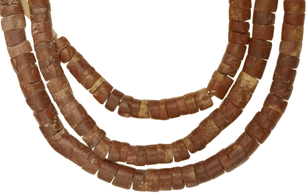 Nice Medium Size Bauxite African Tribal Stone Trade Beads Ghana SB-28951