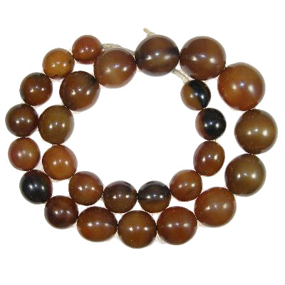 Nice Handmade From cow horn Large African Beads Ghana SB-17931