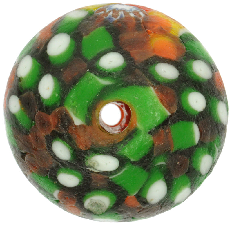 New Large African Krobo recycled Glass Trade Bead Ghana SB-22971