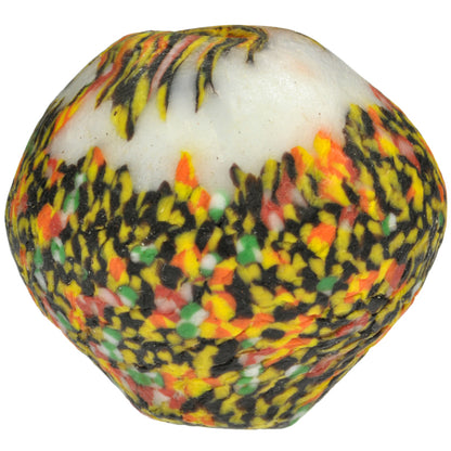 New Large bicon African Krobo recycled Glass Trade Bead SB-24101