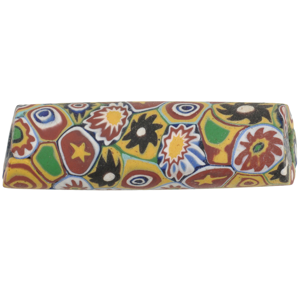 Old African trade bead large millefiori Venetian mosaic glass bead multimurrine SB-33999