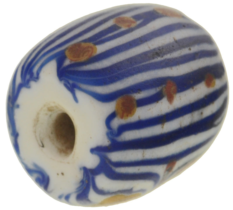 Rare Antique Oval Fancy Venetian Lampwork Bead – African Trade Bead