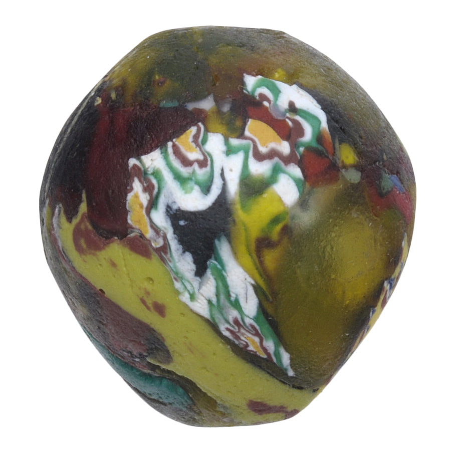 Large New recycled From Old Venetian Glass Trade Beads Africa Ghana Krobo SB-23136