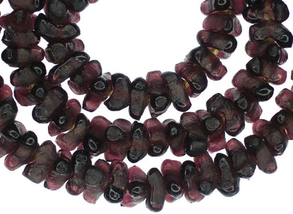 Translucent Powder Glass Trade Beads African Krobo Ghana SB-23622