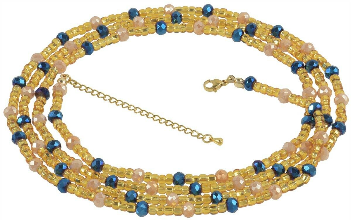 Double Strand 2 Piece Waist Beads, Body Jewelry, Belly Beads, Bead Jewelry,  Belly Chains, Waist Chain, African Waist Beads, Waist Jewelry -  Canada