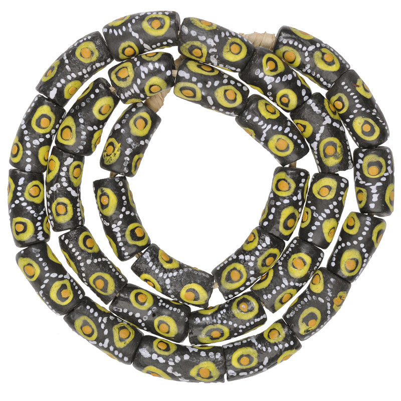 Exquisite Ghana Fancy Powder Glass Beads - African Trade Beads