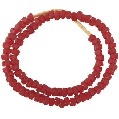 Translucent Ghana Glass Beads - African Trade Beads, 9mm