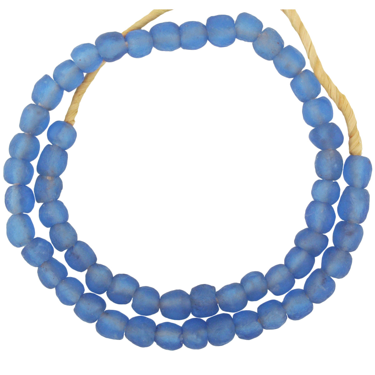 Translucent Powder Bottle Glass Beads - Ghana Jewelry – Tribalgh