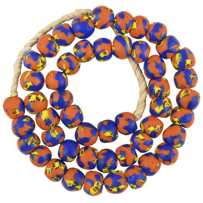 Vibrant African Trade Beads - Recycled Ghana Glass Beads